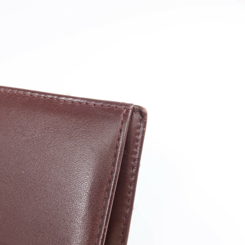 CHANEL 牛皮皮革Fold Wallet金扣錢包-17