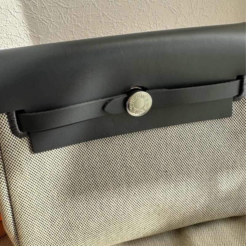 Hermes mini her bag 超美灰色-4