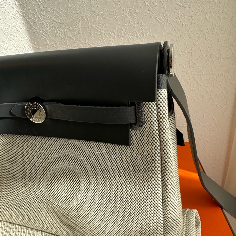 Hermes mini her bag 超美灰色-5