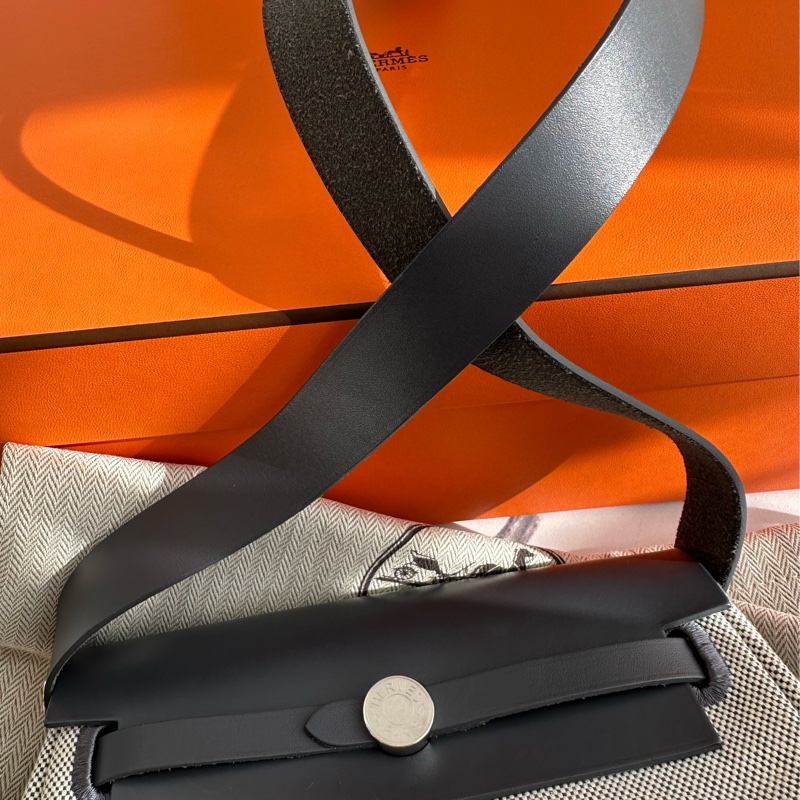 Hermes mini her bag 超美灰色-10