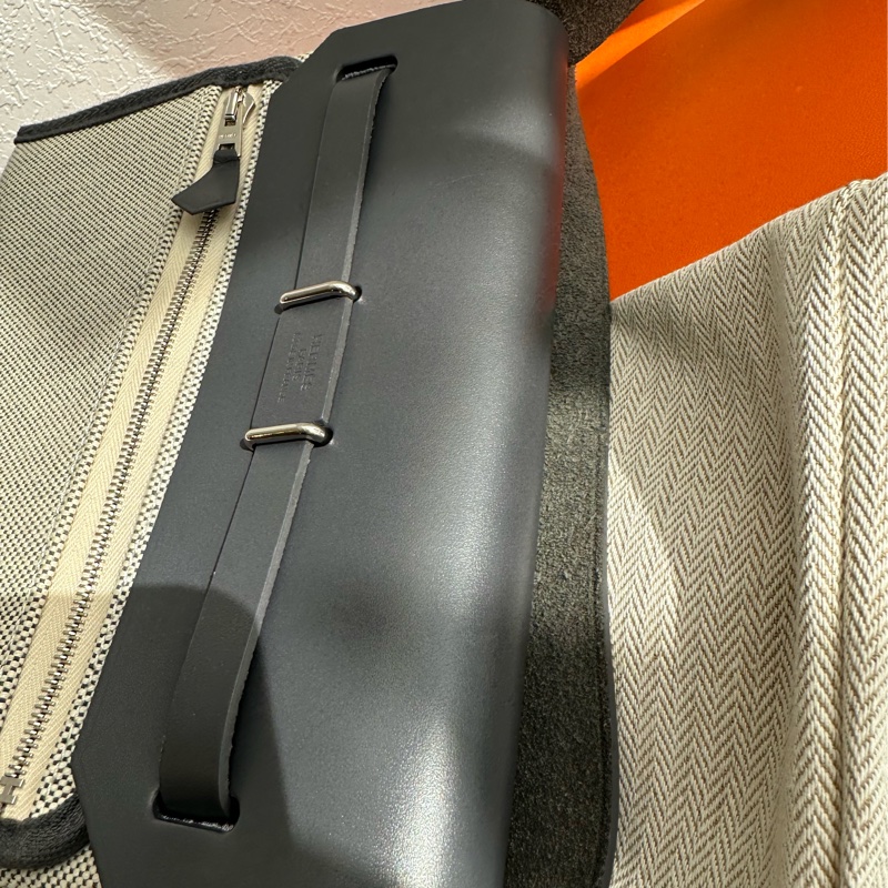 Hermes mini her bag 超美灰色-11