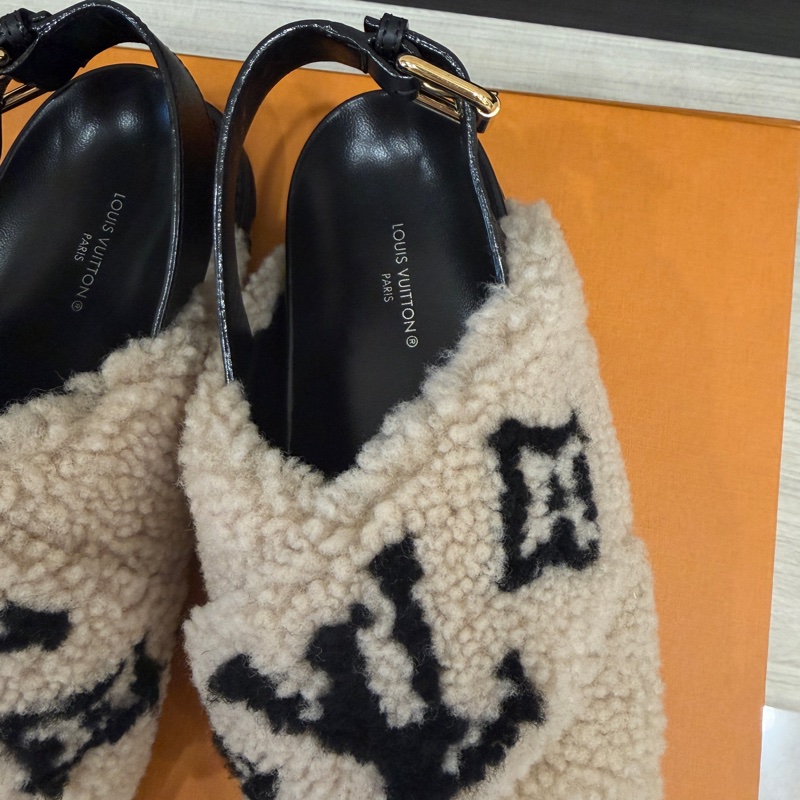 Lv 毛毛經典款 涼鞋-1