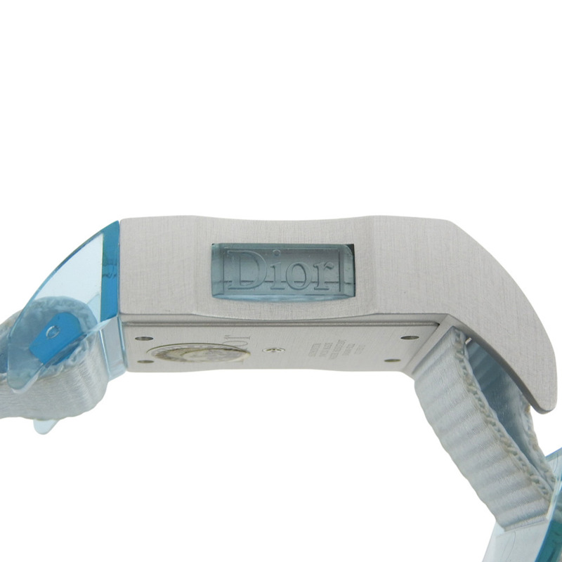 Dior Chris 47 女士腕錶 D100-322，鋁與尼龍錶殼，石英模擬機芯，銀色錶盤-5