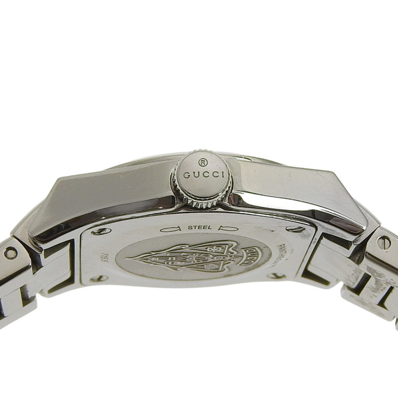 Gucci Pantheon 115.5 女士腕錶，不鏽鋼石英模擬銀色錶盤-6