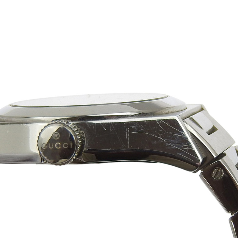 Gucci Pantheon 115.5 女士腕錶，不鏽鋼石英模擬銀色錶盤-7