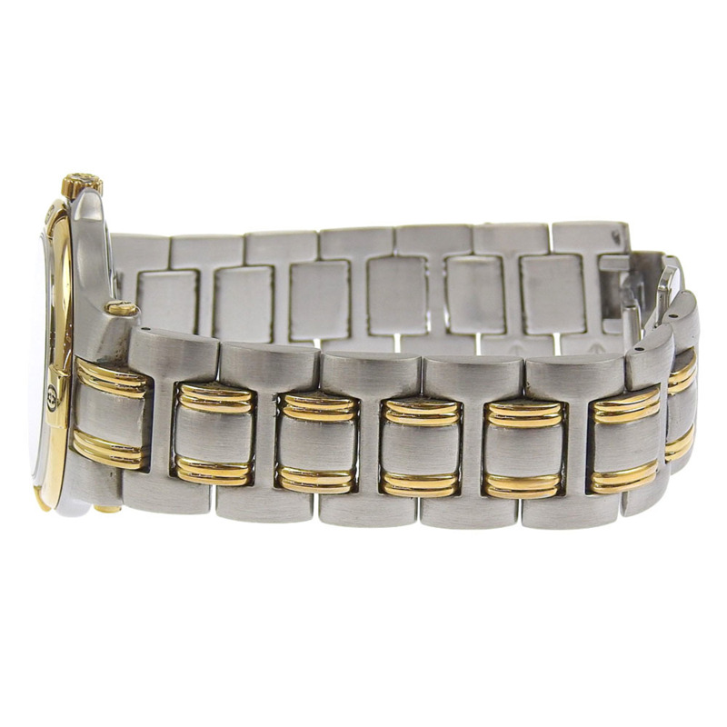 Gucci GUCCI 9040M 男士腕錶，不鏽鋼石英模擬錶殼，黑色錶盤-3