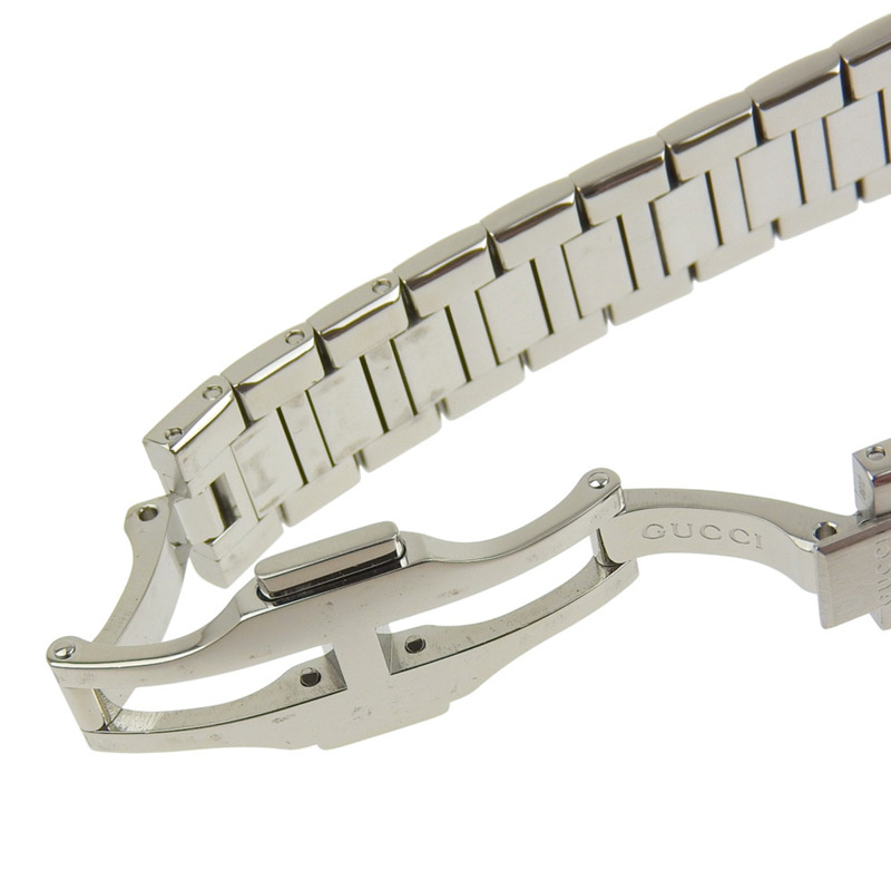 Gucci Pantheon 女士腕錶，115.5毫米不鏽鋼石英模擬銀色錶盤-7