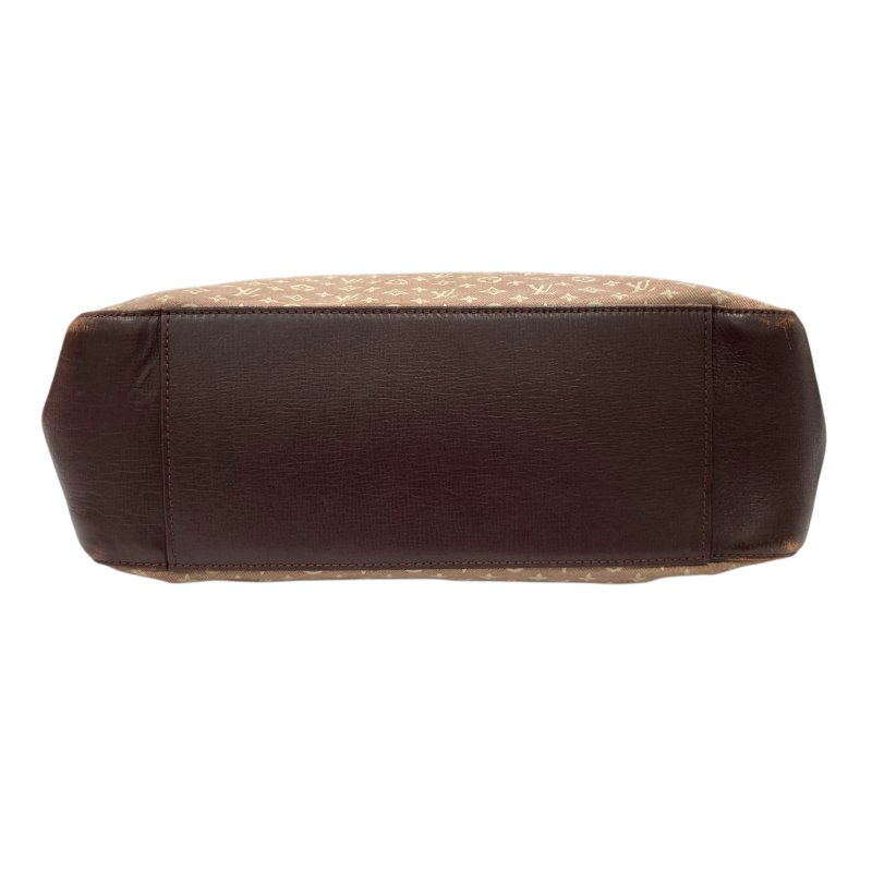 LOUIS VUITTON 路易威登 M40741 RENDEZ-VOUS 手提包 皮革/帆布 荖花 棕色/酒紅色 金釦-4