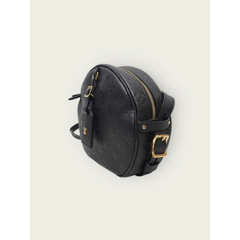 【包稅】LOUIS VUITTON 黑色 Empreinte Bois de Chapo Soufflet 肩背包-1