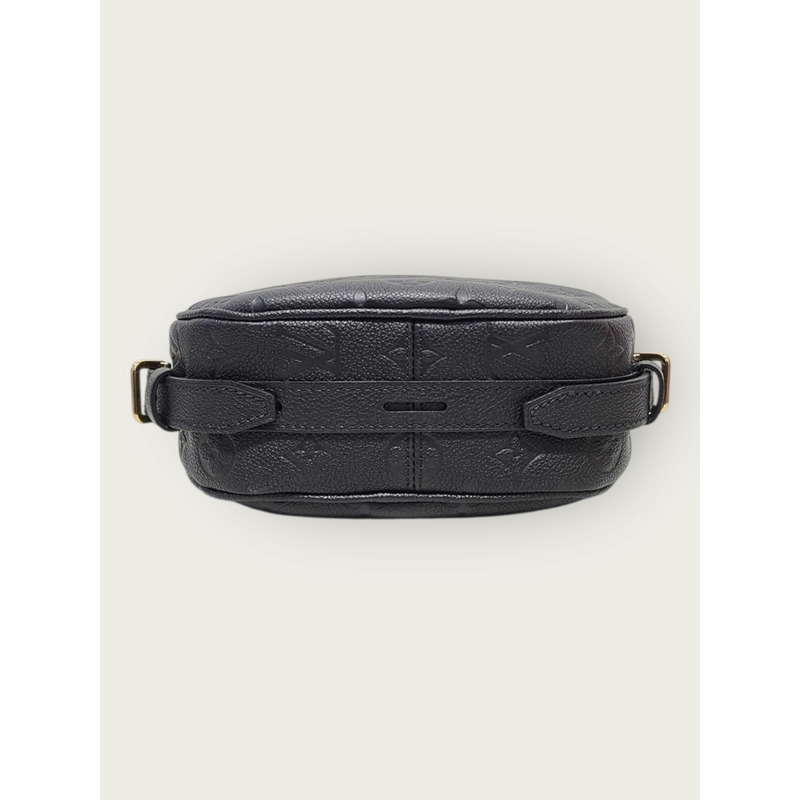 【包稅】LOUIS VUITTON 黑色 Empreinte Bois de Chapo Soufflet 肩背包-5