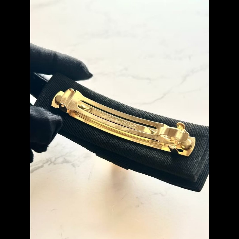 【LA LUNE】稀有中古 Celine 黑金色立體星球 髮夾 頭飾 復古 古董飾品配件-4