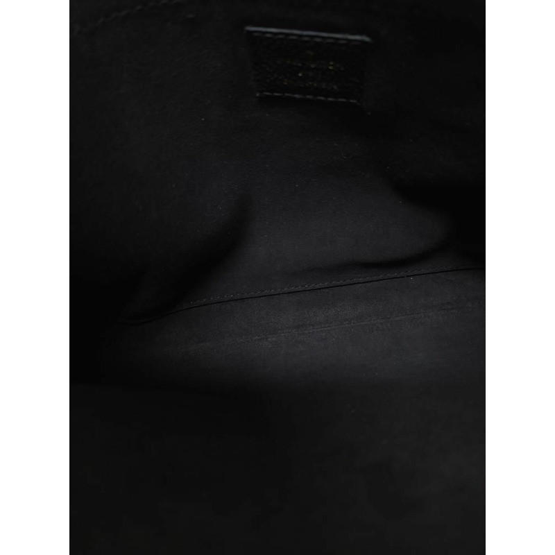 【包稅】LOUIS VUITTON 黑色字母圖案日常手拿包-3