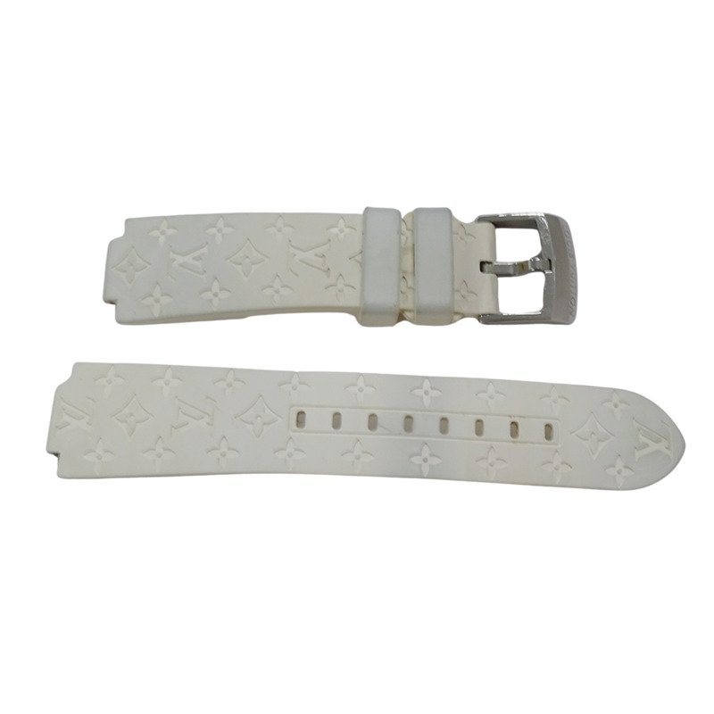 路易威登男士Tambour計時旅行自動腕錶，精鋼錶殼搭配皮錶帶，型號Q102L，拋光錶背-12