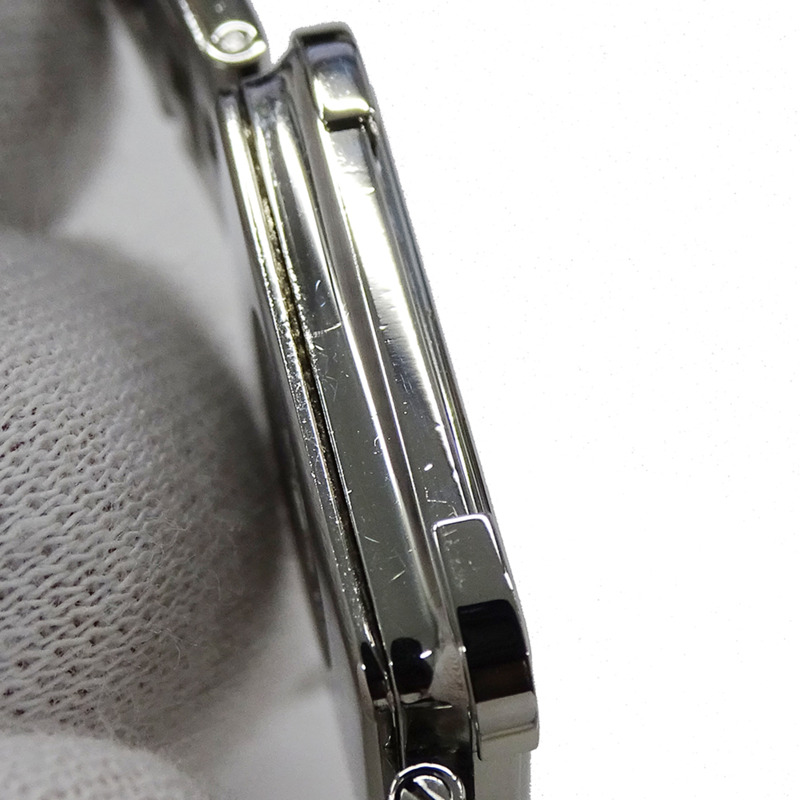 愛馬仕女士腕錶，貝殼石英機芯，不鏽鋼錶殼，CR2.210機芯，銀色，方形，拋光-13