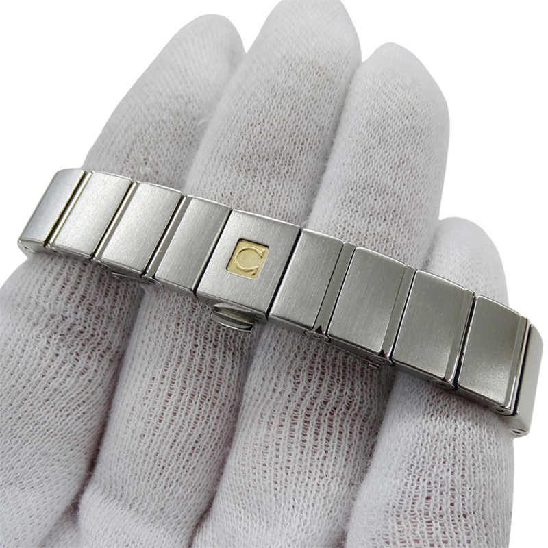 歐米茄星座系列 123.10.24.60.55.001 女士腕錶，鑲嵌 12 顆鑽石，貝殼錶殼，石英機芯，不鏽鋼錶殼，銀色拋光-5