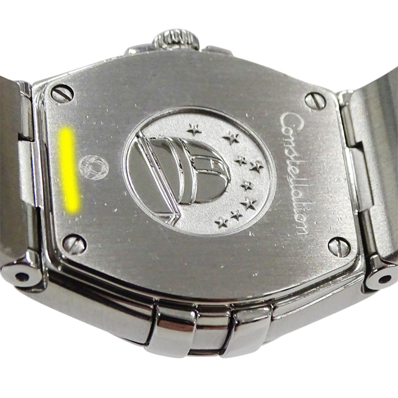 歐米茄星座系列 123.10.24.60.55.001 女士腕錶，鑲嵌 12 顆鑽石，貝殼錶殼，石英機芯，不鏽鋼錶殼，銀色拋光-6