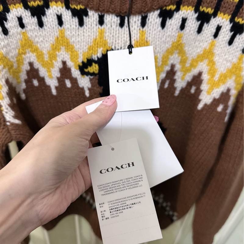 全新 coach 毛衣（原價19800元）-14