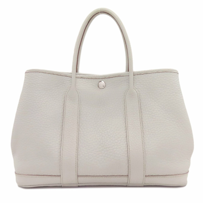 愛馬仕 Garden Party TPM 手提包，小牛皮材質，銀色五金配件。女士款。愛馬仕-0