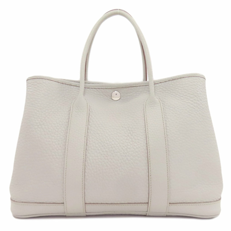 愛馬仕 Garden Party TPM 手提包，小牛皮材質，銀色五金配件。女士款。愛馬仕-1