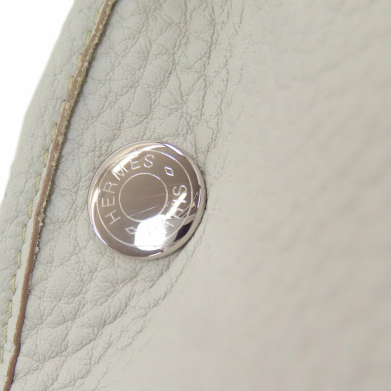 愛馬仕 Garden Party TPM 手提包，小牛皮材質，銀色五金配件。女士款。愛馬仕-10