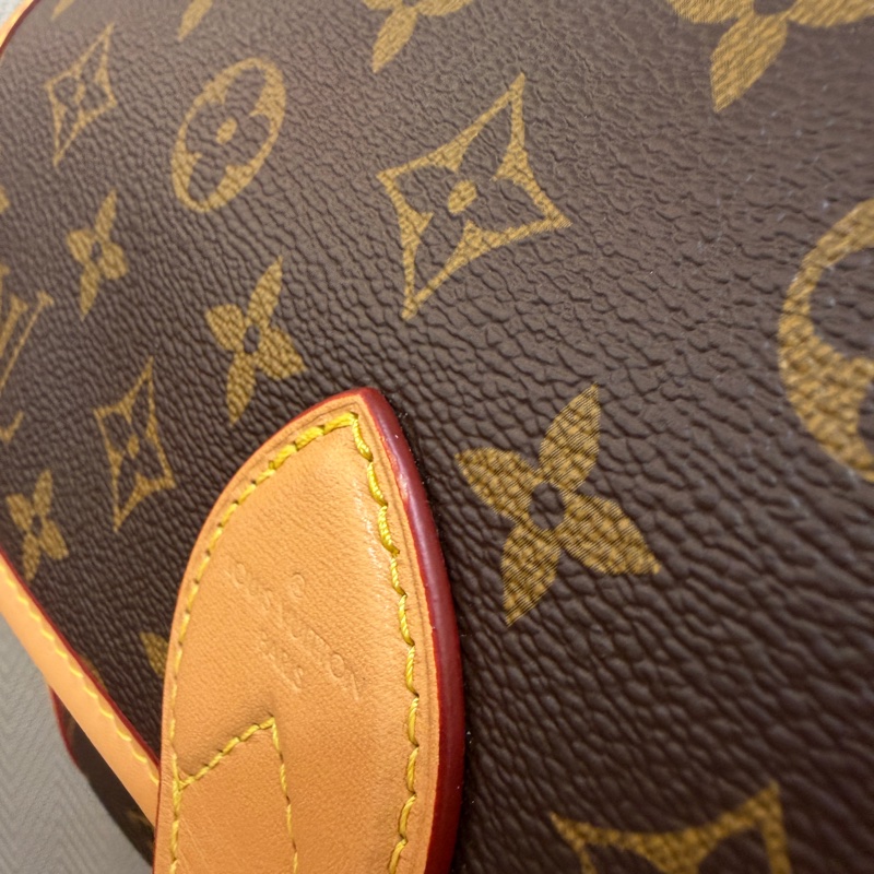 LV 原花Diane金釦手提肩斜背包M46049-3