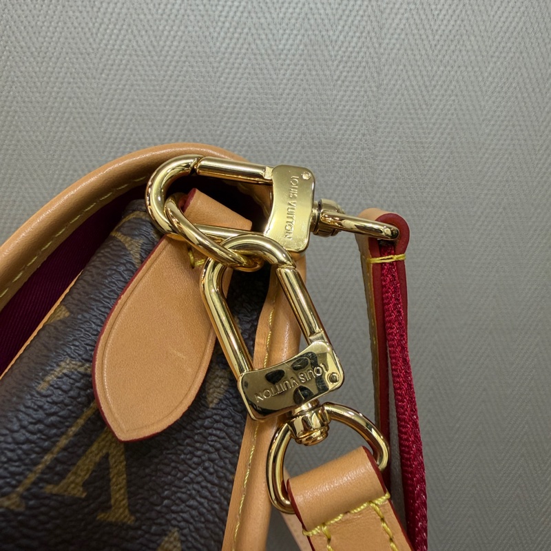 LV 原花Diane金釦手提肩斜背包M46049-5