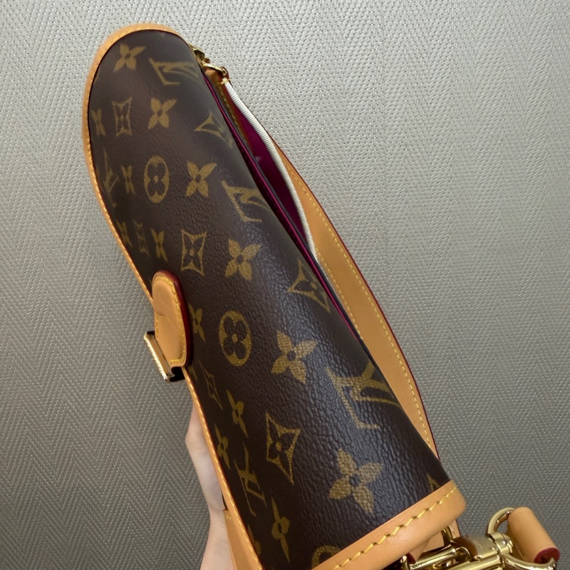 LV 原花Diane金釦手提肩斜背包M46049-8
