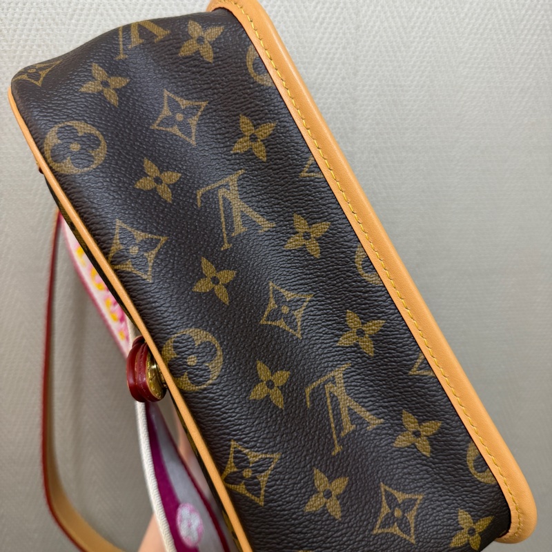 LV 原花Diane金釦手提肩斜背包M46049-11