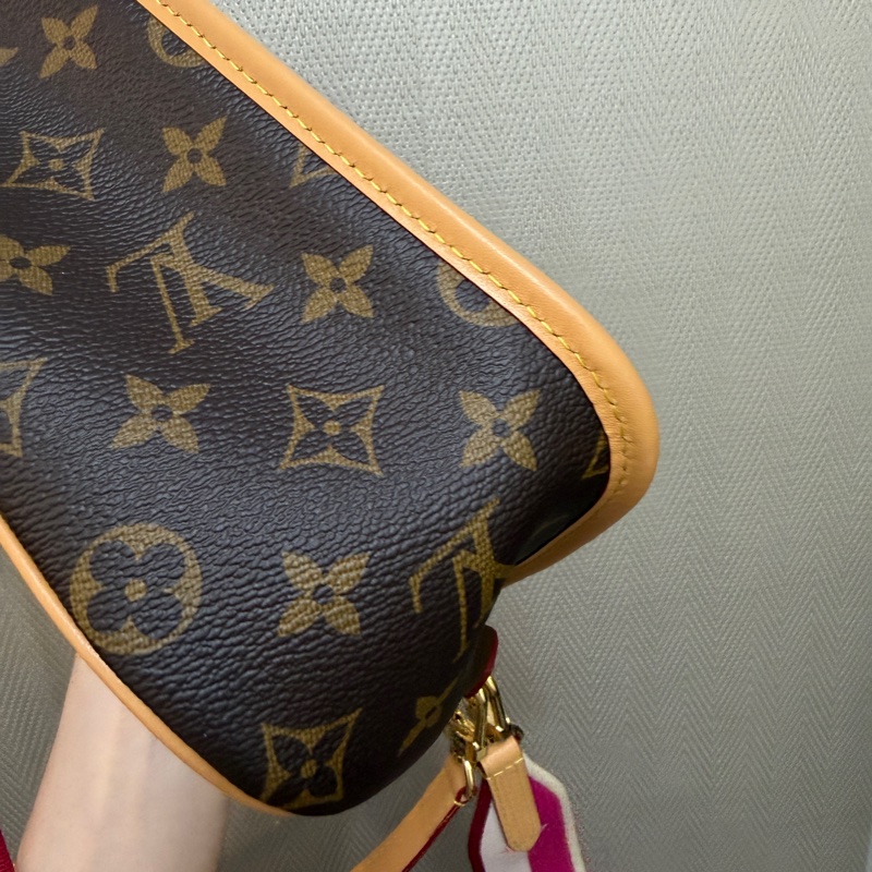 LV 原花Diane金釦手提肩斜背包M46049-13