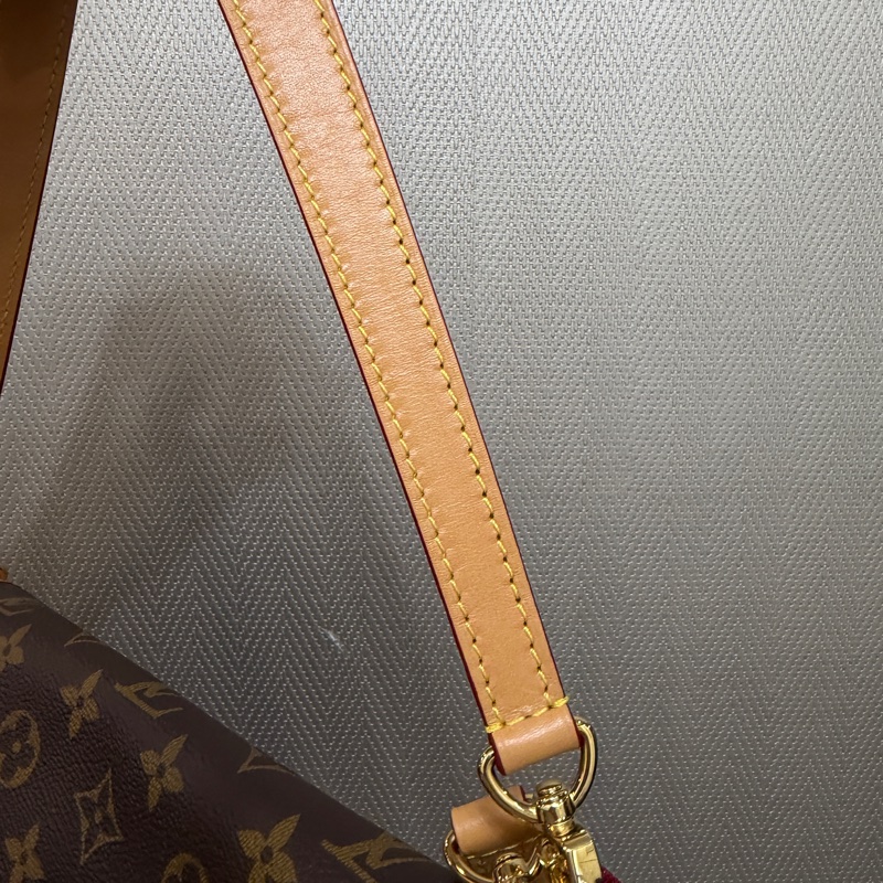 LV 原花Diane金釦手提肩斜背包M46049-14