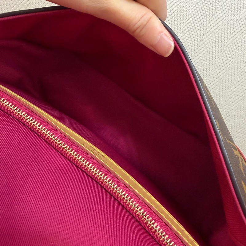 LV 原花Diane金釦手提肩斜背包M46049-20