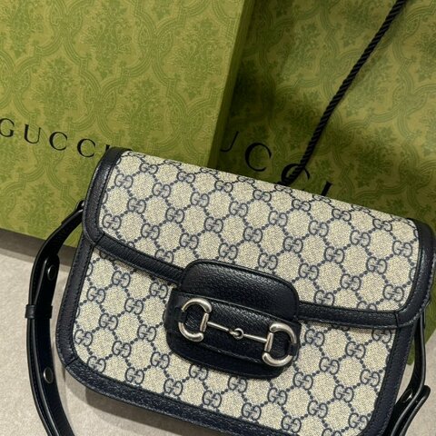 Gucci 1955 Horsebit baga馬銜扣肩背包