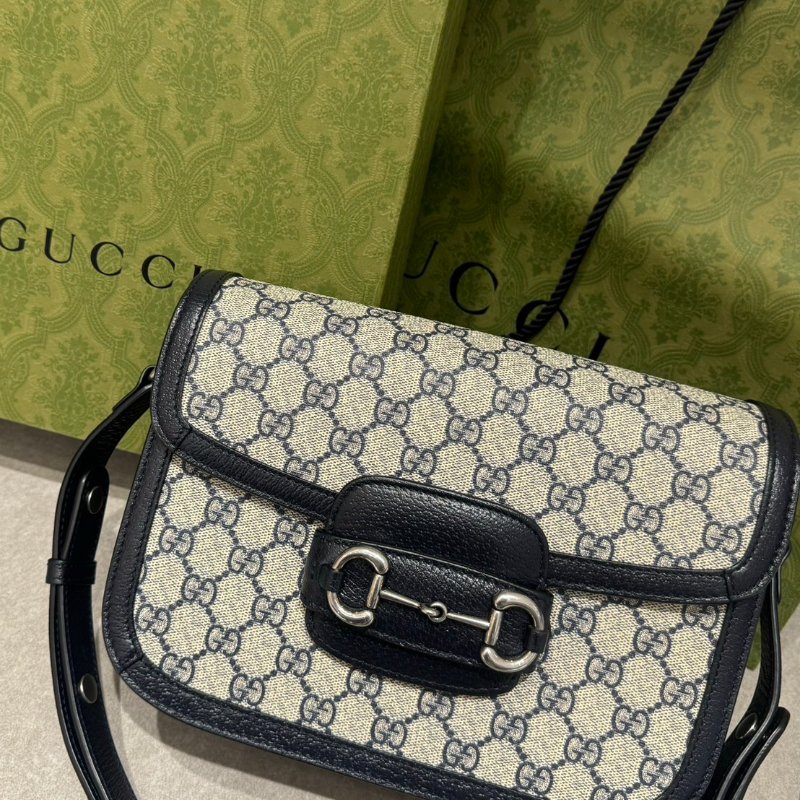 Gucci 1955 Horsebit baga馬銜扣肩背包-0