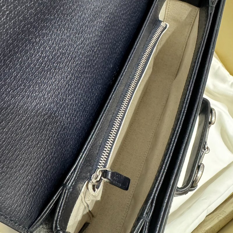 Gucci 1955 Horsebit baga馬銜扣肩背包-3