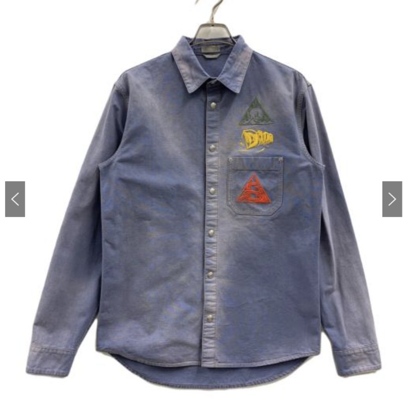 Dior MEN  牛仔 襯衫 外套 Homme DENIM SHIRTS 藍-0