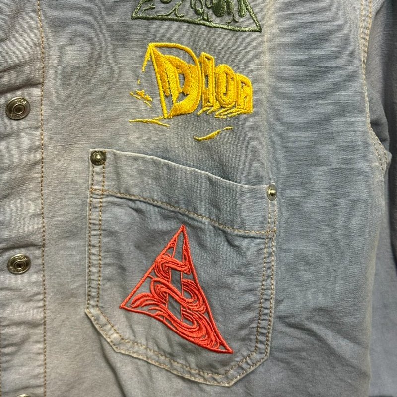 Dior MEN  牛仔 襯衫 外套 Homme DENIM SHIRTS 藍-5