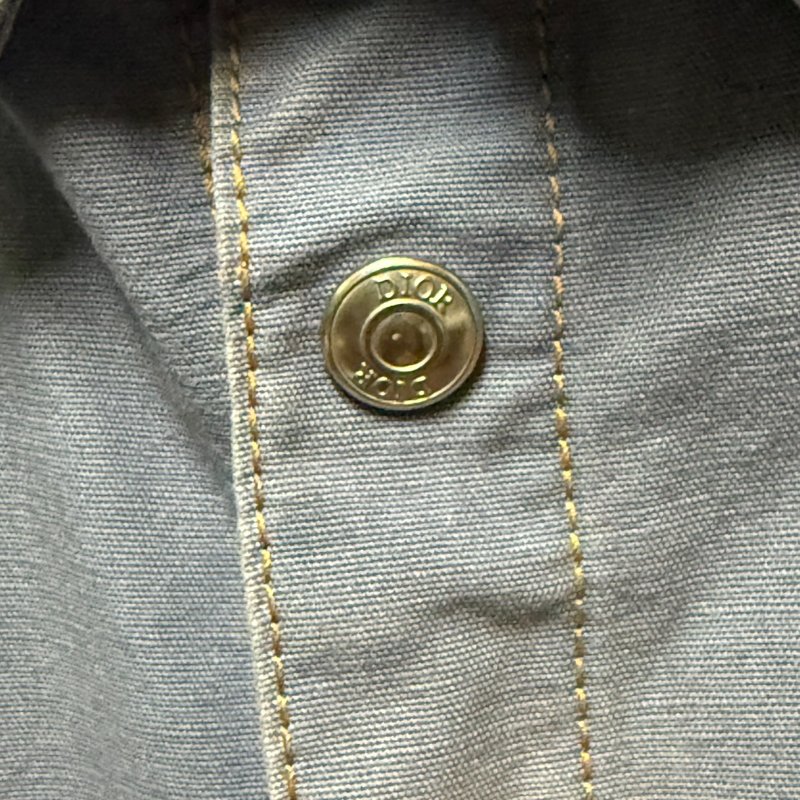 Dior MEN  牛仔 襯衫 外套 Homme DENIM SHIRTS 藍-11