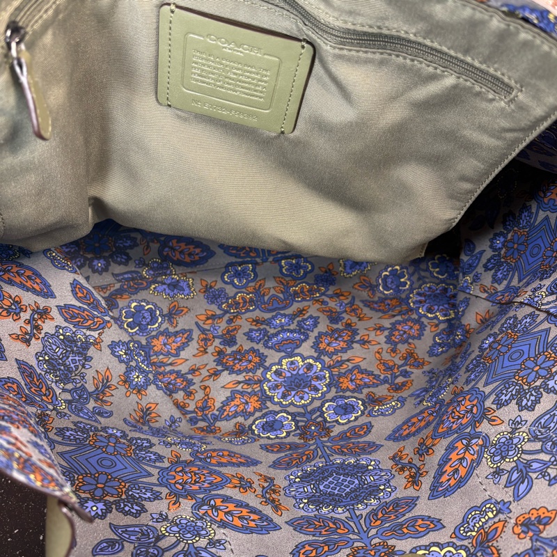 8成新正品 Coach 墨綠托特包-15