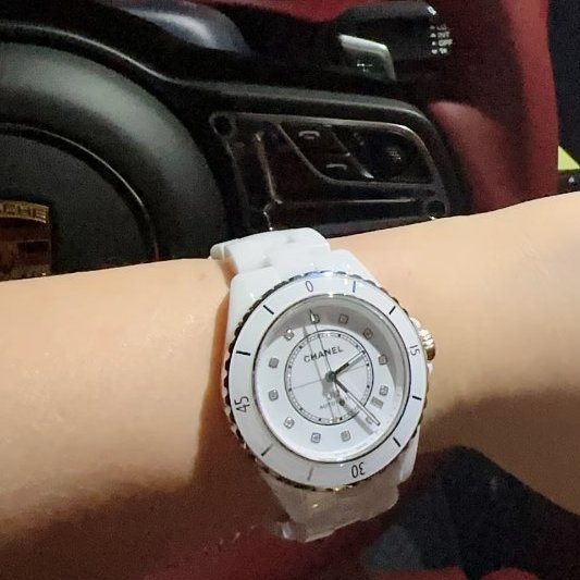 CHANEL - 白色陶瓷12點鑽 J12 Caliber 38mm-3