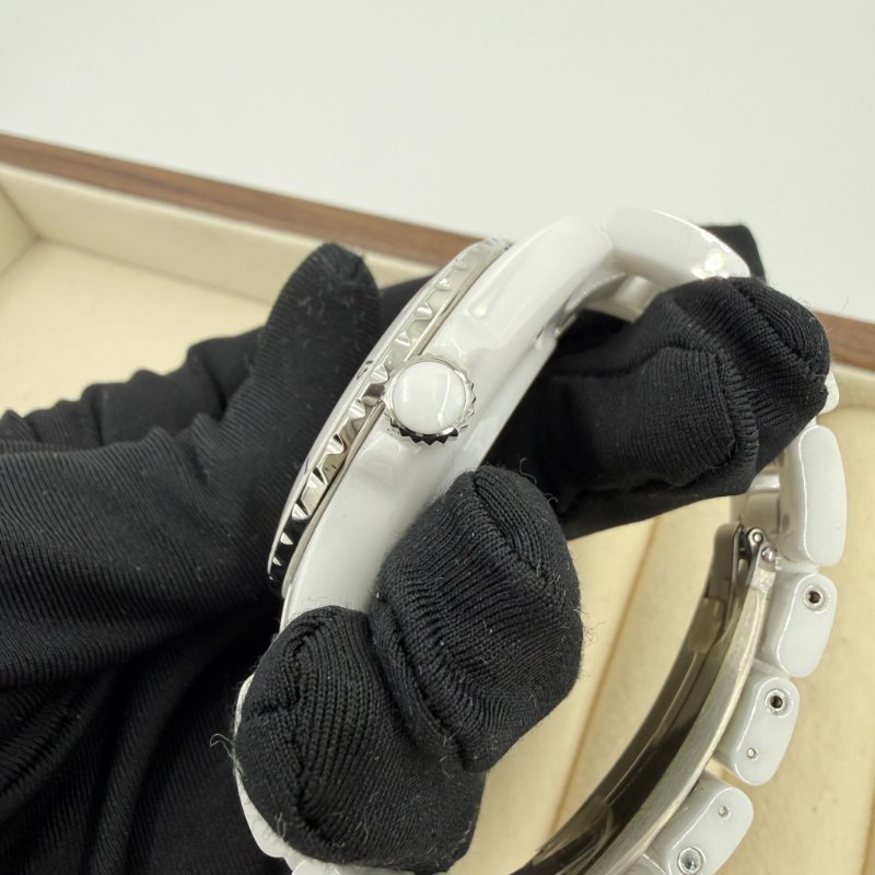 CHANEL - 白色陶瓷12點鑽 J12 Caliber 38mm-14