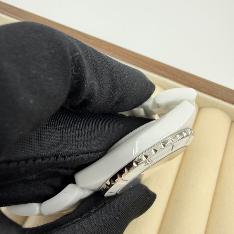 CHANEL - 白色陶瓷12點鑽 J12 Caliber 38mm-15