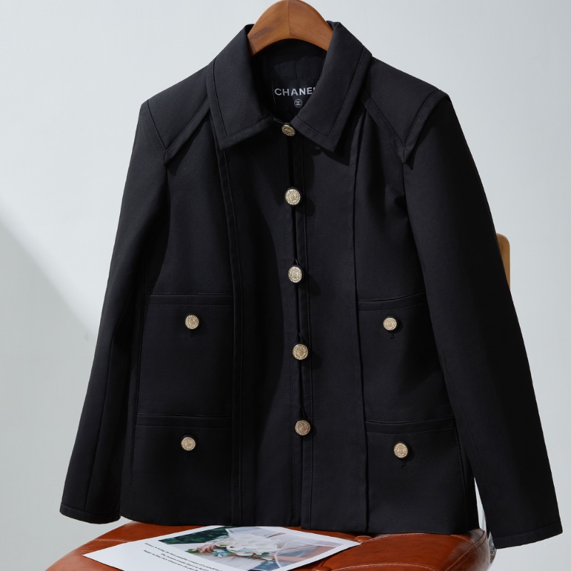 ❤️ CHANEL 經典黑金配色外套-0