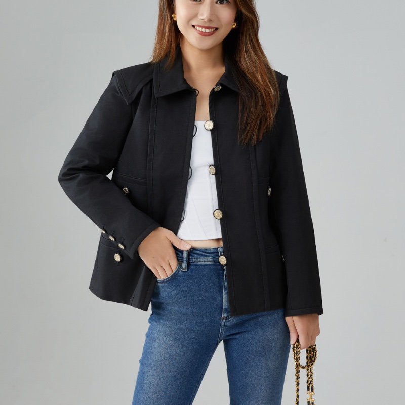 ❤️ CHANEL 經典黑金配色外套-3