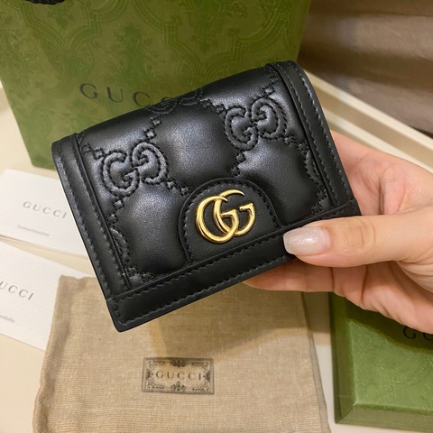 Gucci GG Matelassé card case wallet
