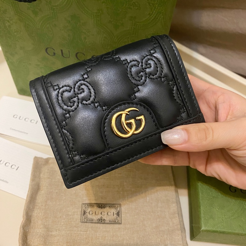 Gucci GG Matelassé card case wallet-0