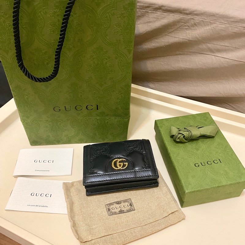 Gucci GG Matelassé card case wallet-24
