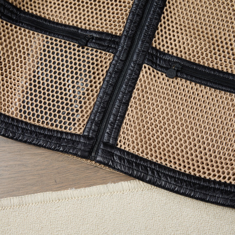 ❤️ CHANEL 設計款網狀外套 有備用釦-4