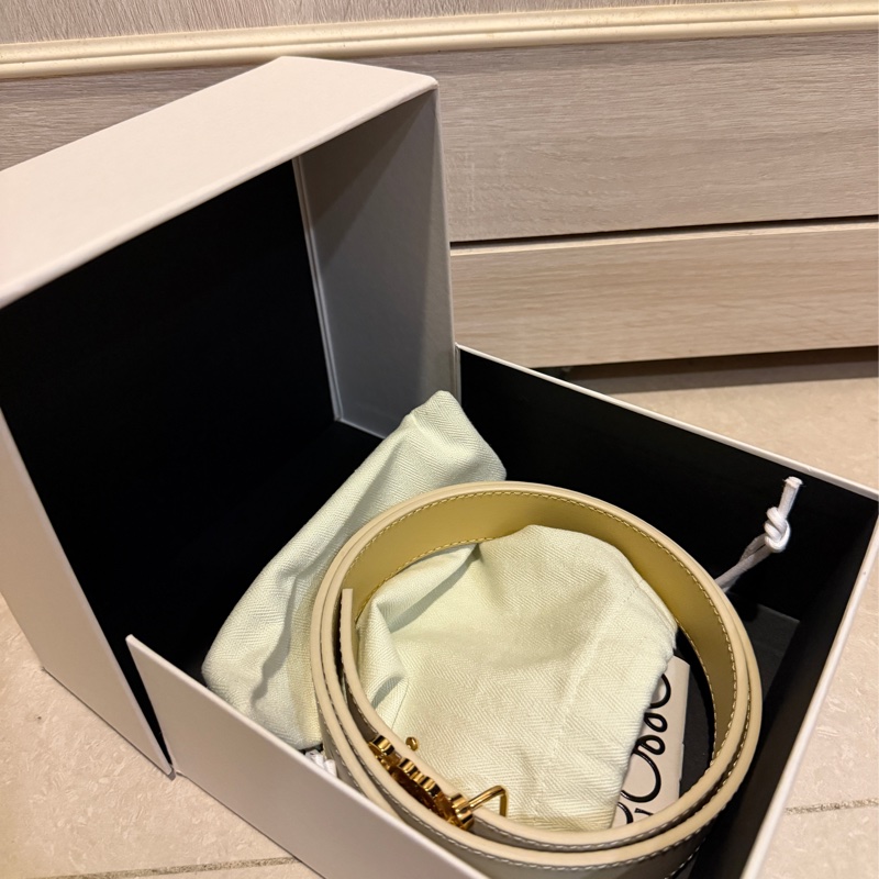 Loewe經典logo雙面皮帶75cm-2