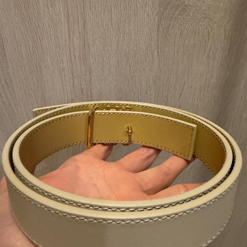 Loewe經典logo雙面皮帶75cm-4