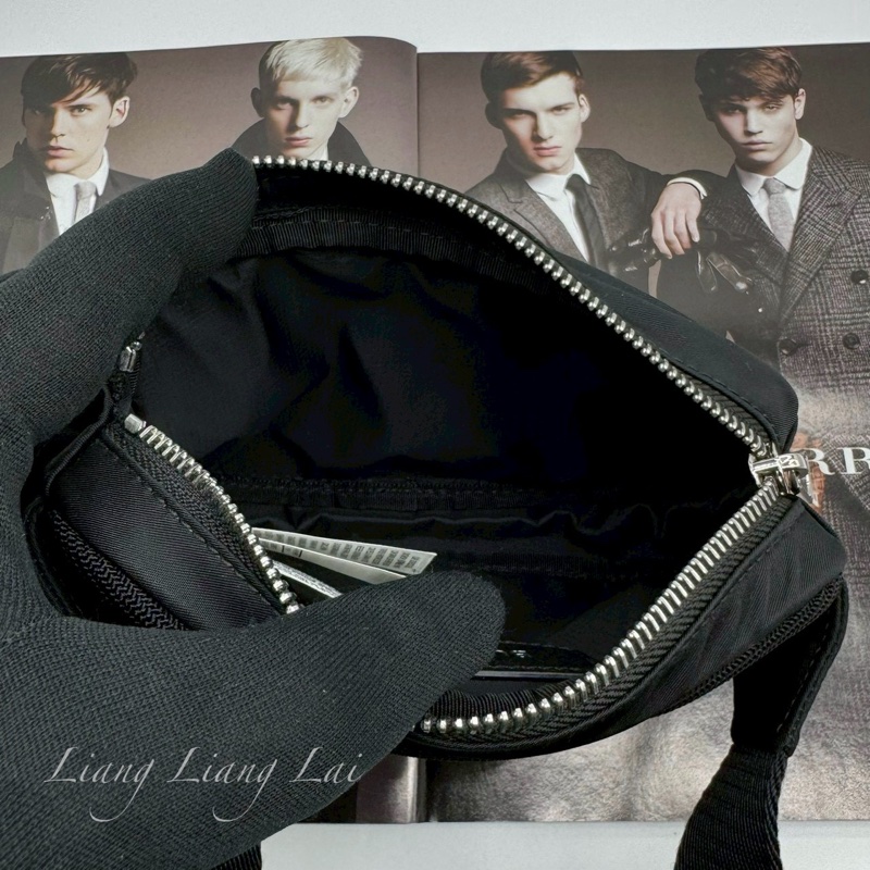 BURBERRY 巴寶莉迷你拉鍊腰包｜胸口包-6